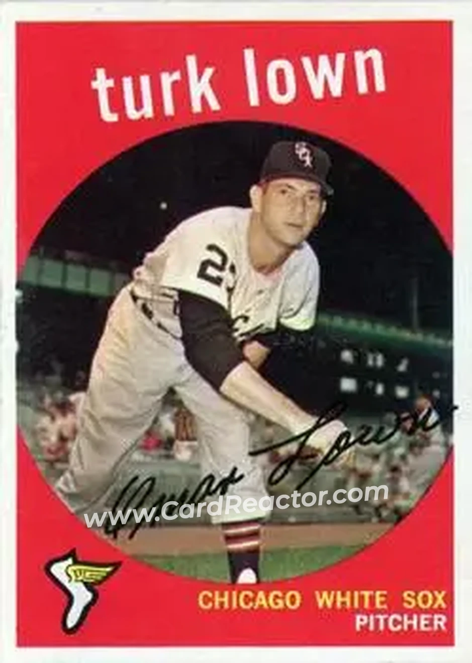 1959 Topps #277b - Turk Lown - Chicago White Sox - Front