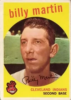 1959 Topps #295 - Billy Martin - Cleveland Indians