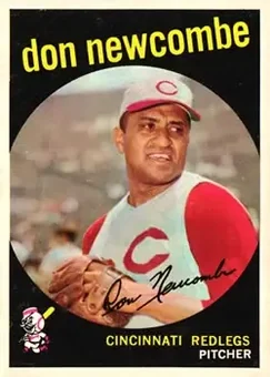 1959 Topps #312 - Don Newcombe - Cincinnati Redlegs