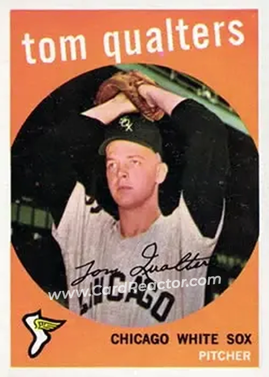 1959 Topps #341 - Tom Qualters - Chicago White Sox - Front 1959 Topps #341 - Tom Qualters - Chicago White Sox - Front