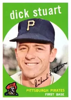 1959 Topps #357 - Dick Stuart - Pittsburgh Pirates