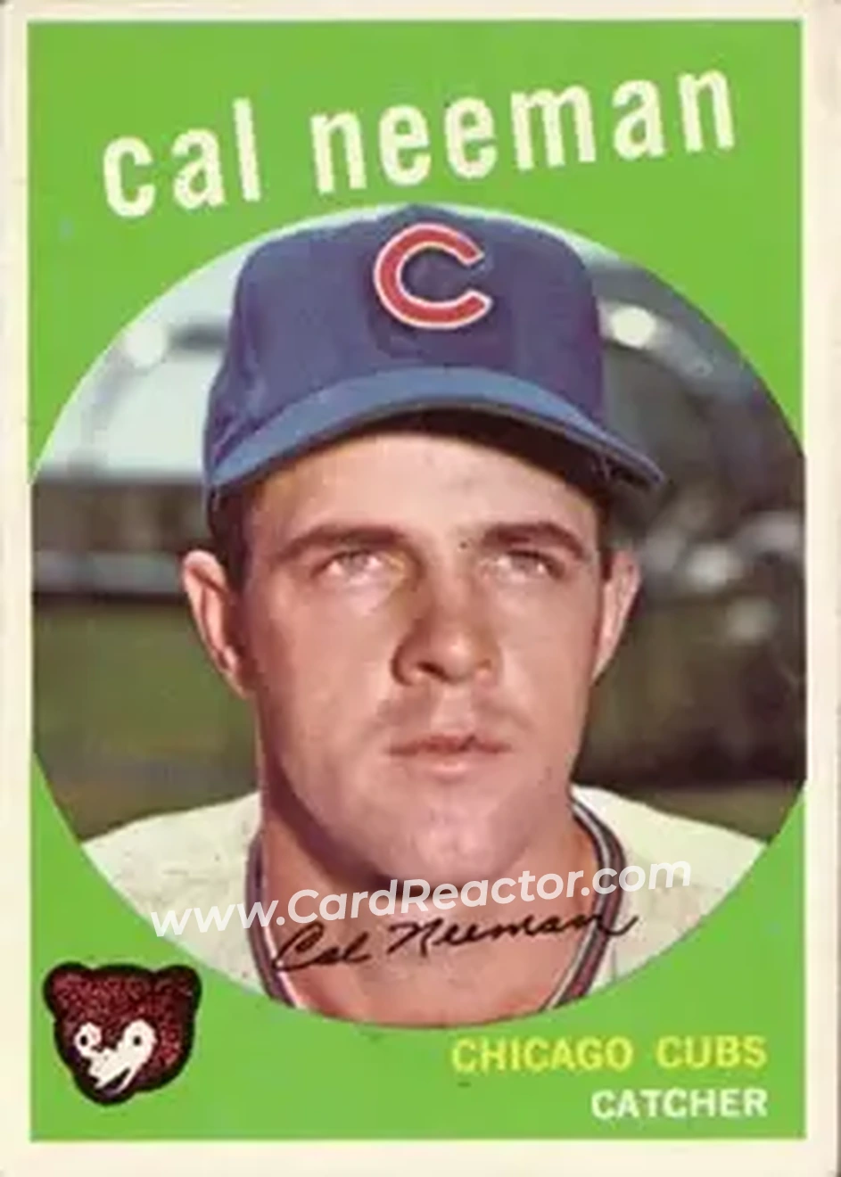 1959 Topps #367 - Cal Neeman - Chicago Cubs - Front