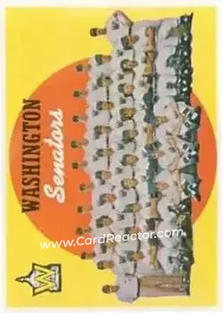 1959 Topps #397 - Card #397 - Washington Senators - Front 1959 Topps #397 - Card #397 - Washington Senators - Front