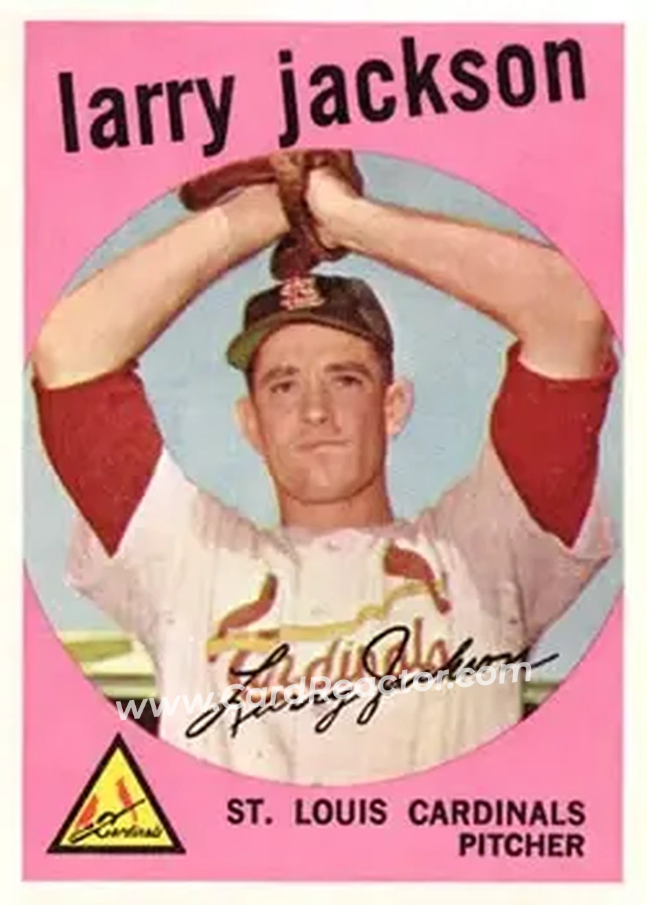 1959 Topps #399 - Larry Jackson - St. Louis Cardinals - Front