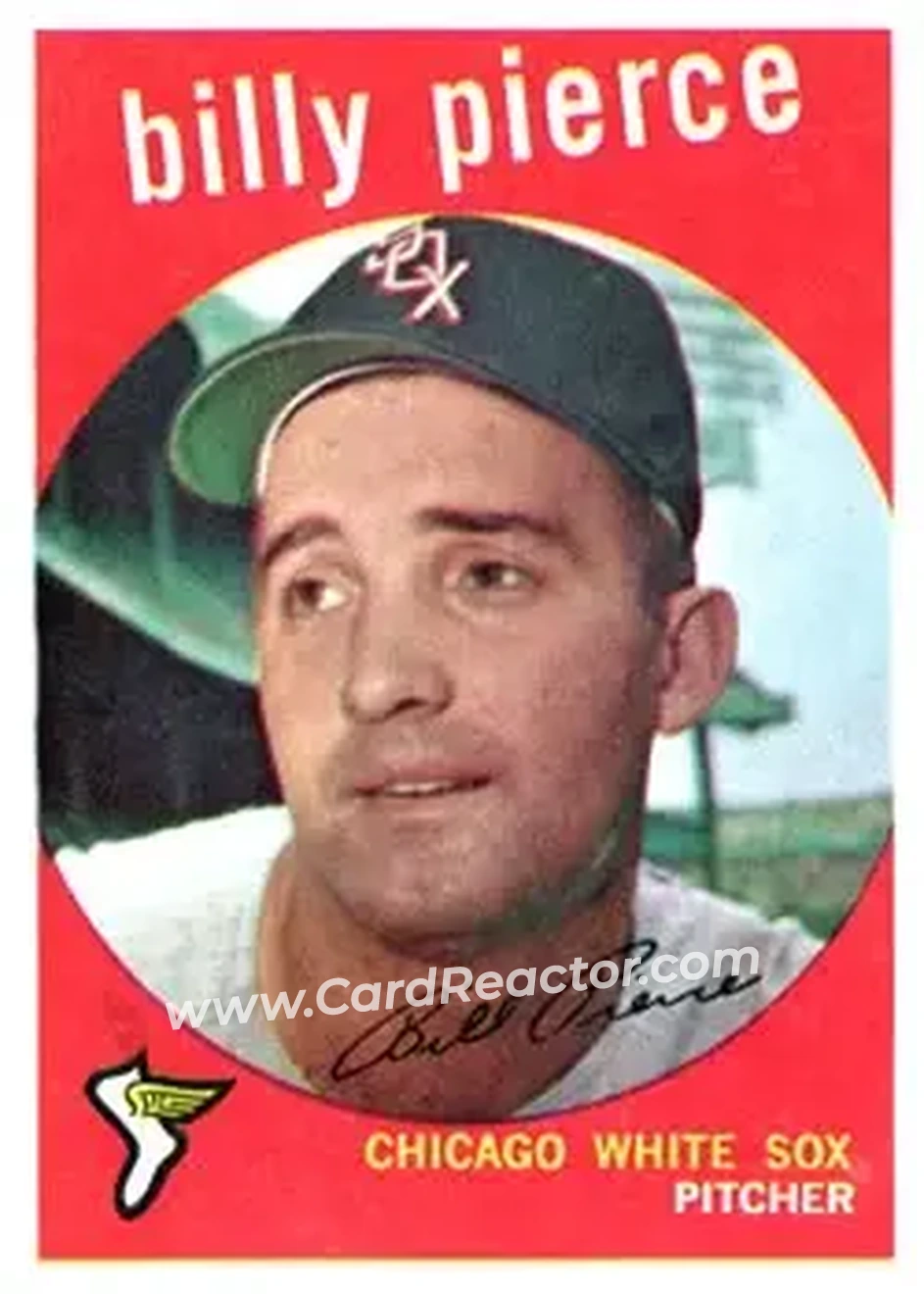 1959 Topps #410 - Bill Pierce - Chicago White Sox - Front 1959 Topps #410 - Bill Pierce - Chicago White Sox - Front