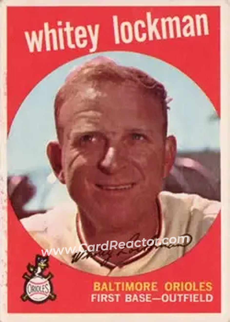 1959 Topps #411 - Carroll Lockman - Baltimore Orioles - Front