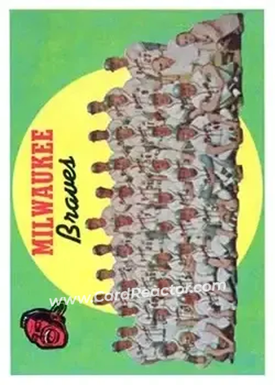 1959 Topps #419 - Card #419 - Milwaukee Braves - Front