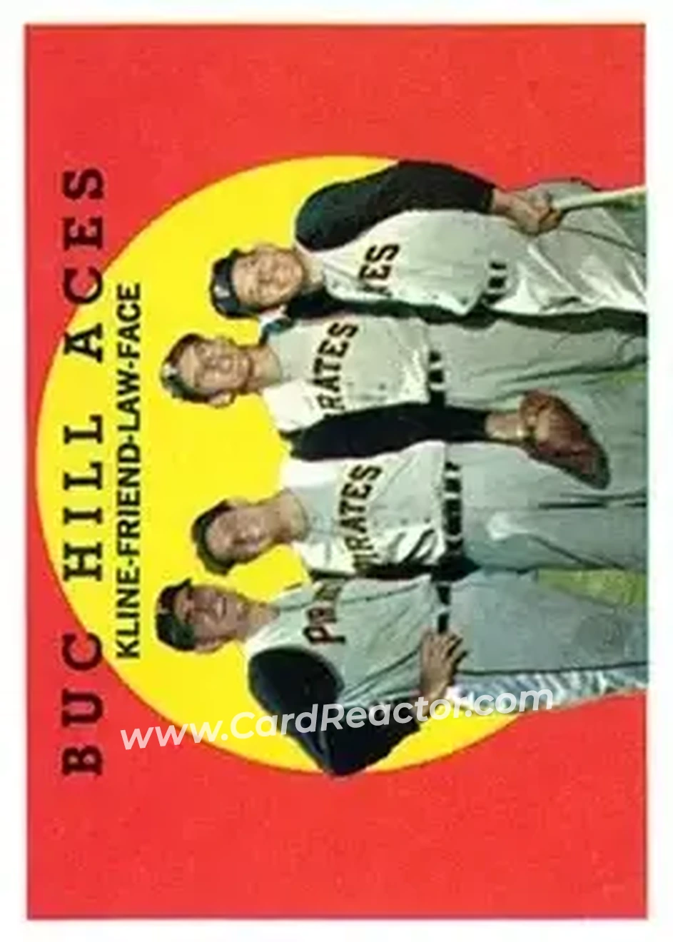 1959 Topps #428 - Card #428 - Pittsburgh Pirates - Front