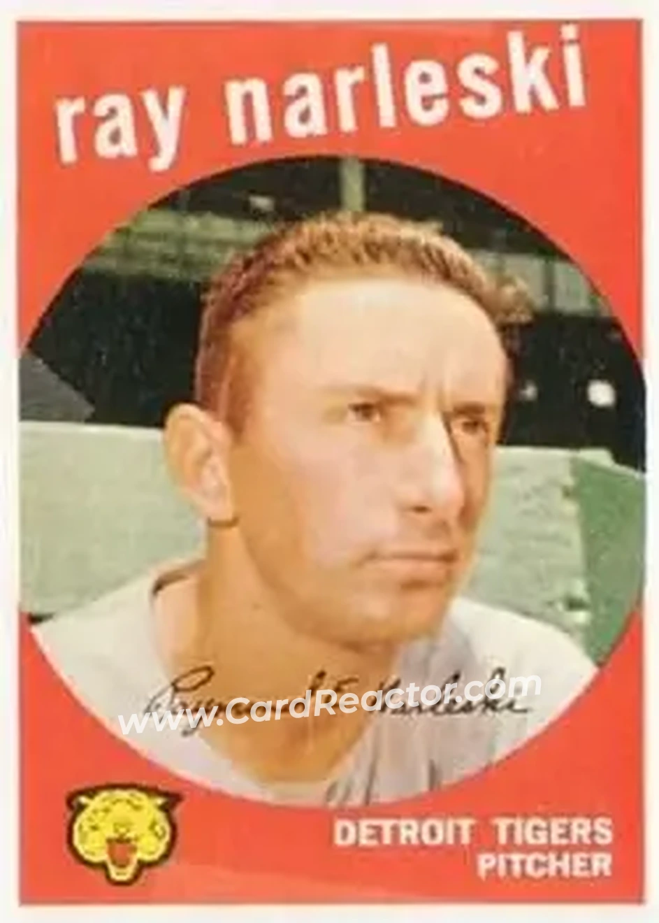1959 Topps #442 - Ray Narleski - Detroit Tigers - Front