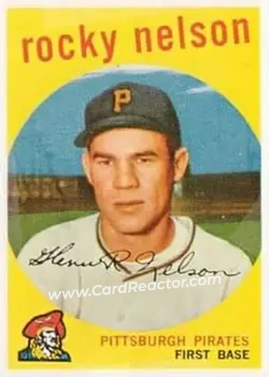 1959 Topps #446 - Glenn Nelson - Pittsburgh Pirates - Front