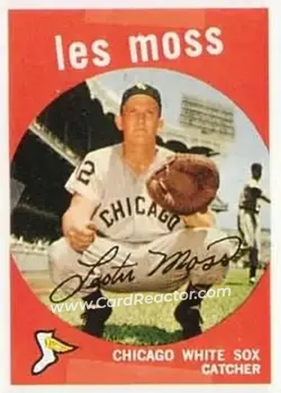 1959 Topps #453 - John Lester Moss - Chicago White Sox - Front