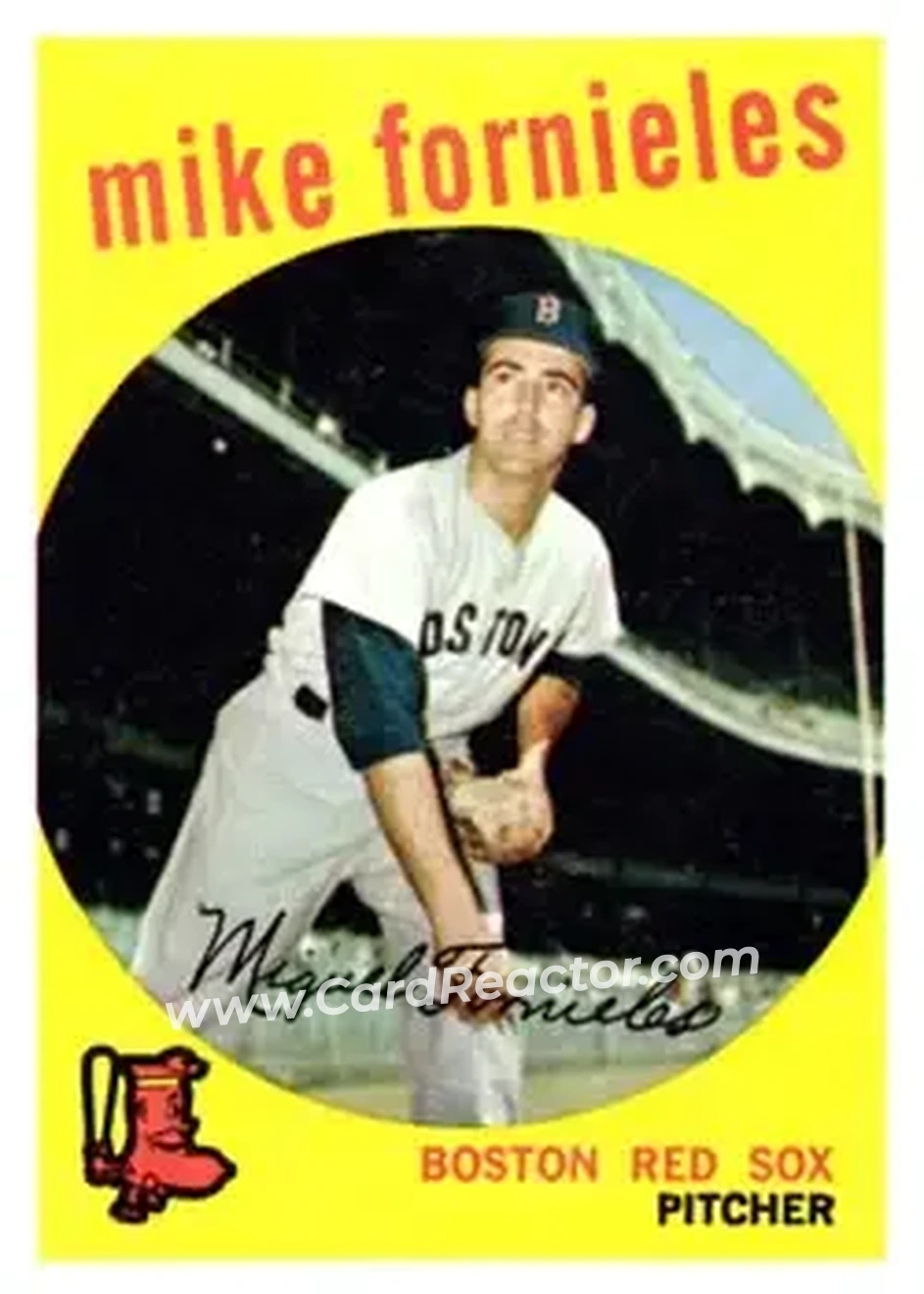 1959 Topps #473 - Mike Fornieles - Boston Red Sox - Front