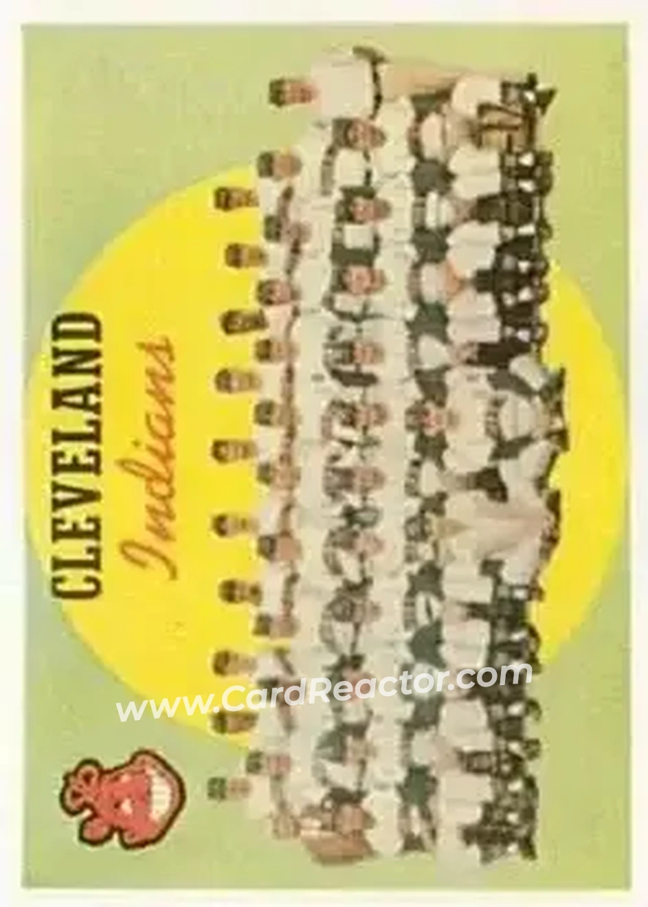 1959 Topps #476 - Card #476 - Cleveland Indians - Front 1959 Topps #476 - Card #476 - Cleveland Indians - Front