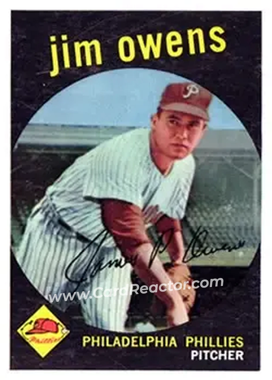 1959 Topps #503 - Jim Owens - Philadelphia Phillies - Front