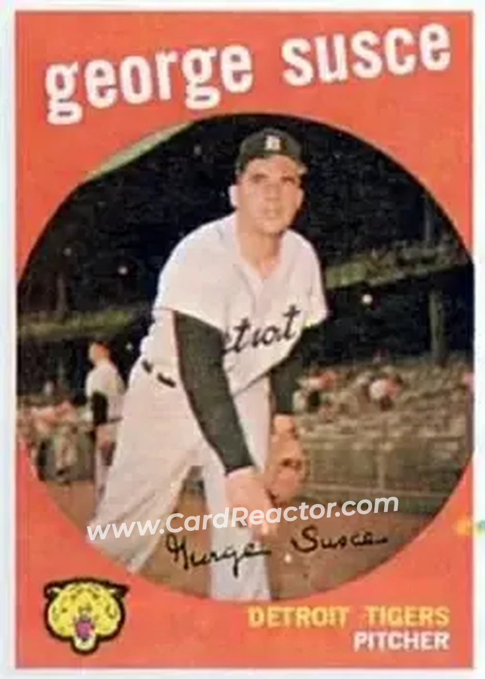 1959 Topps #511 - George Susce - Detroit Tigers - Front