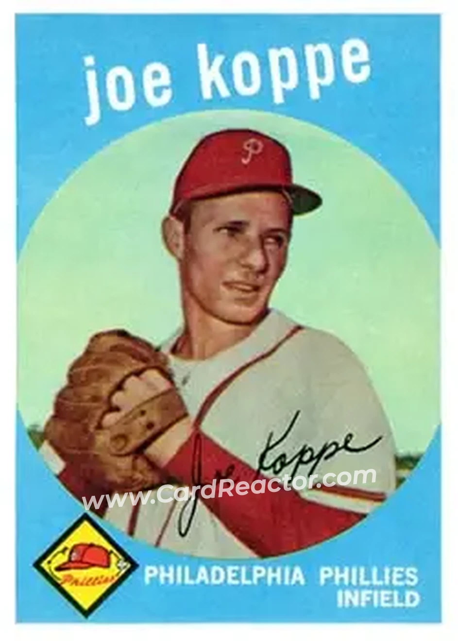 1959 Topps #517 - Joe Koppe - Philadelphia Phillies - Front