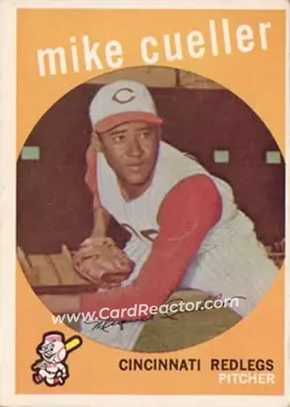 1959 Topps #518 - Mike Cuellar - Cincinnati Redlegs - Front