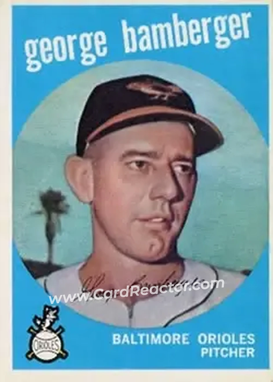 1959 Topps #529 - George Bamberger - Baltimore Orioles - Front