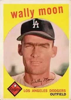 1959 Topps #530 - Wally Moon - Los Angeles Dodgers