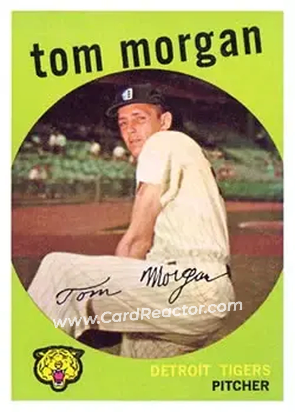 1959 Topps #545 - Tom Morgan - Detroit Tigers - Front