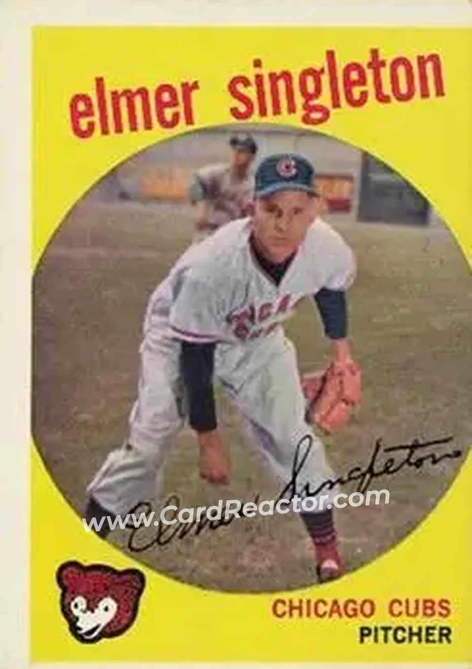 1959 Topps #548 - Elmer Singleton - Chicago Cubs - Front