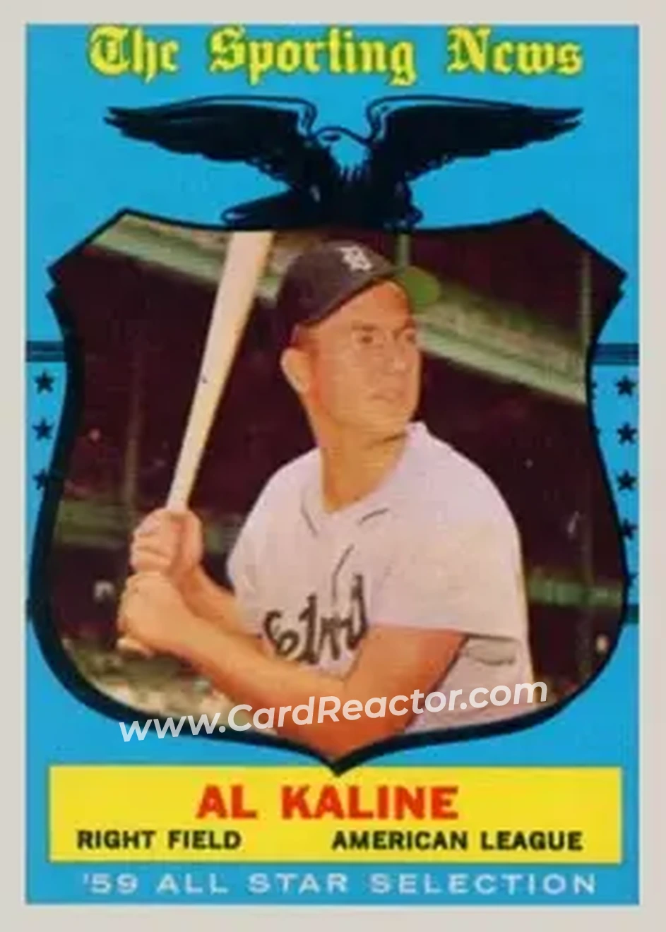 1959 Topps #562 - Al Kaline - Detroit Tigers - Front 1959 Topps #562 - Al Kaline - Detroit Tigers - Front
