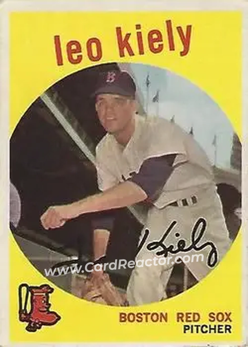 1959 Topps #199 - Leo Kiely - Boston Red Sox - Front 1959 Topps #199 - Leo Kiely - Boston Red Sox - Front