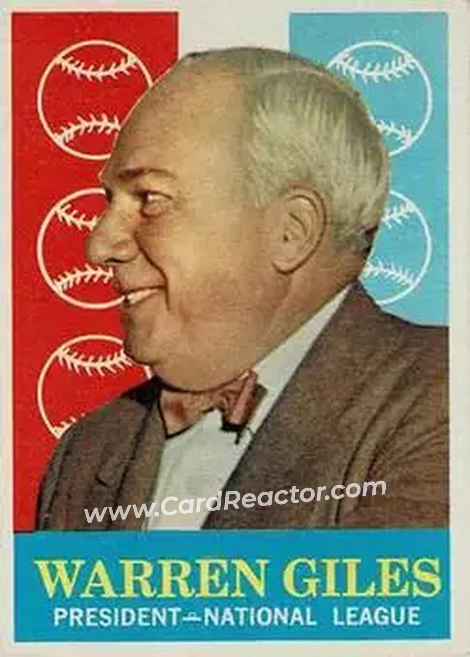 1959 Topps #200 - Warren Giles - Front