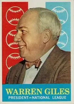 1959 Topps #200 Warren Giles