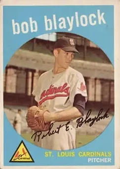 1959 Topps #211 - Bob Blaylock - St. Louis Cardinals