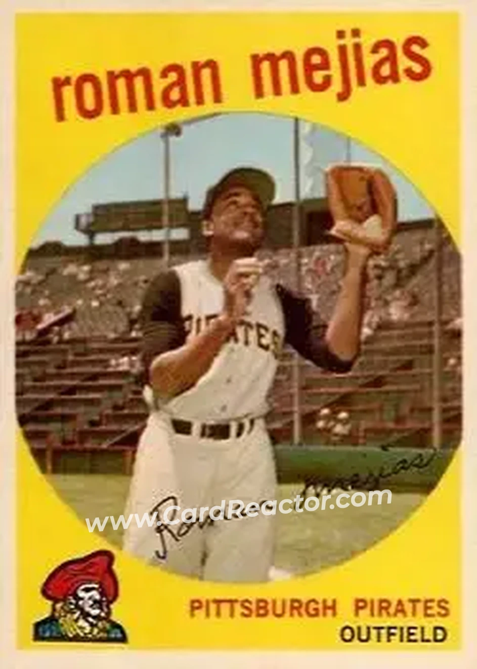 1959 Topps #218 - Roman Mejias - Pittsburgh Pirates - Front