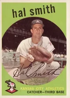 1959 Topps #227 - Hal Smith - Kansas City Athletics