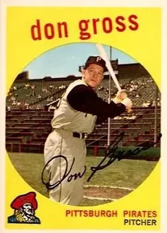 1959 Topps #228 - Don Gross - Pittsburgh Pirates