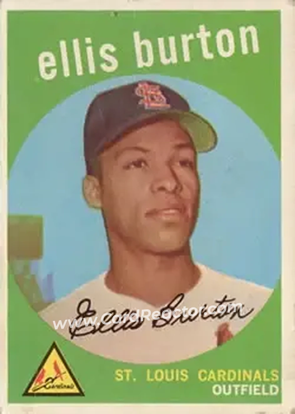 1959 Topps #231 - Ellis Burton - St. Louis Cardinals - Front