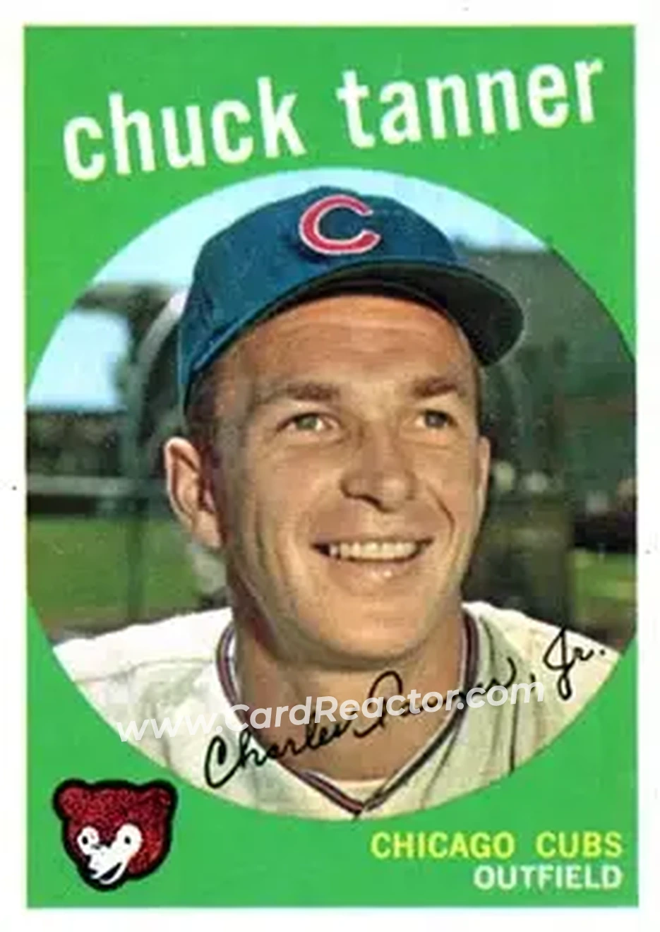1959 Topps #234 - Chuck Tanner - Chicago Cubs - Front