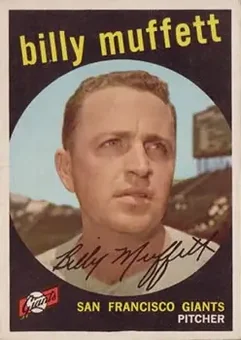 1959 Topps #241 - Billy Muffett - San Francisco Giants