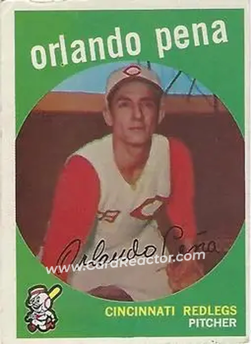 1959 Topps #271 - Orlando Pena - Cincinnati Redlegs - Front