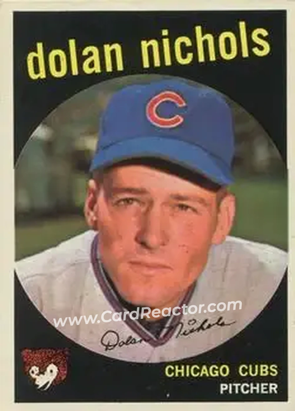 1959 Topps #362 - Dolan Nichols - Chicago Cubs - Front