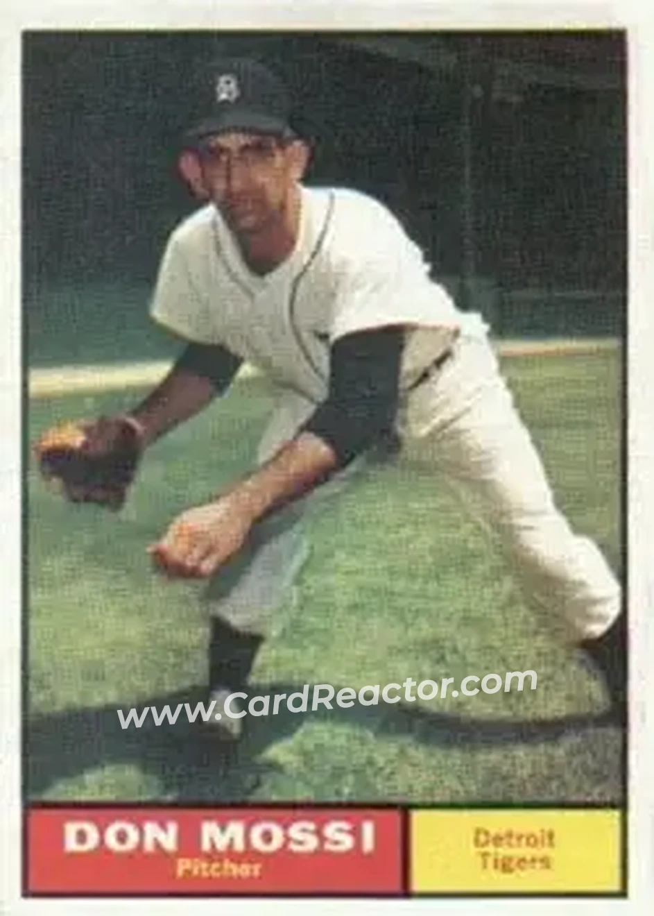1961 Topps #14 - Don Mossi - Detroit Tigers - Front