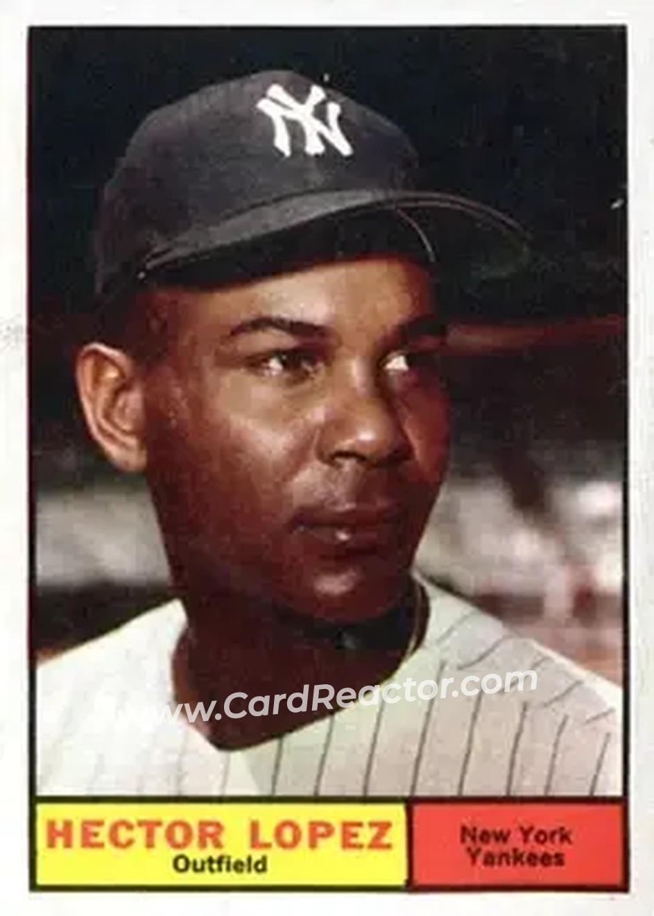1961 Topps #28 - Hector Lopez - New York Yankees - Front