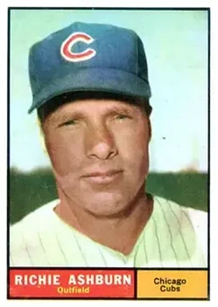 1961 Topps #88 Richie Ashburn