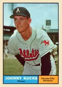 1961 Topps #94 - Johnny Kucks - Kansas City Athletics