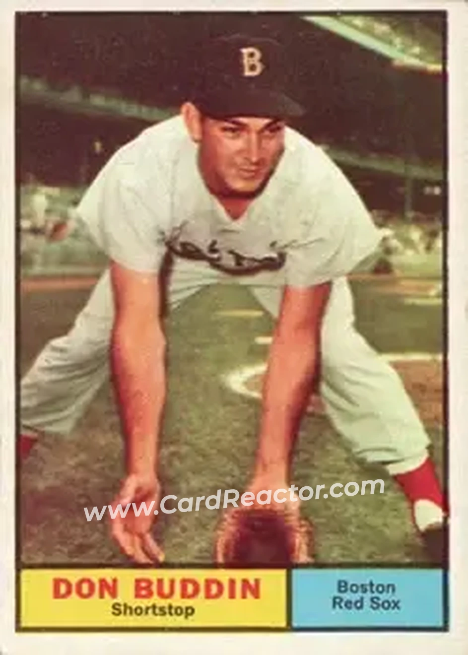 1961 Topps #99 - Don Buddin - Boston Red Sox - Front
