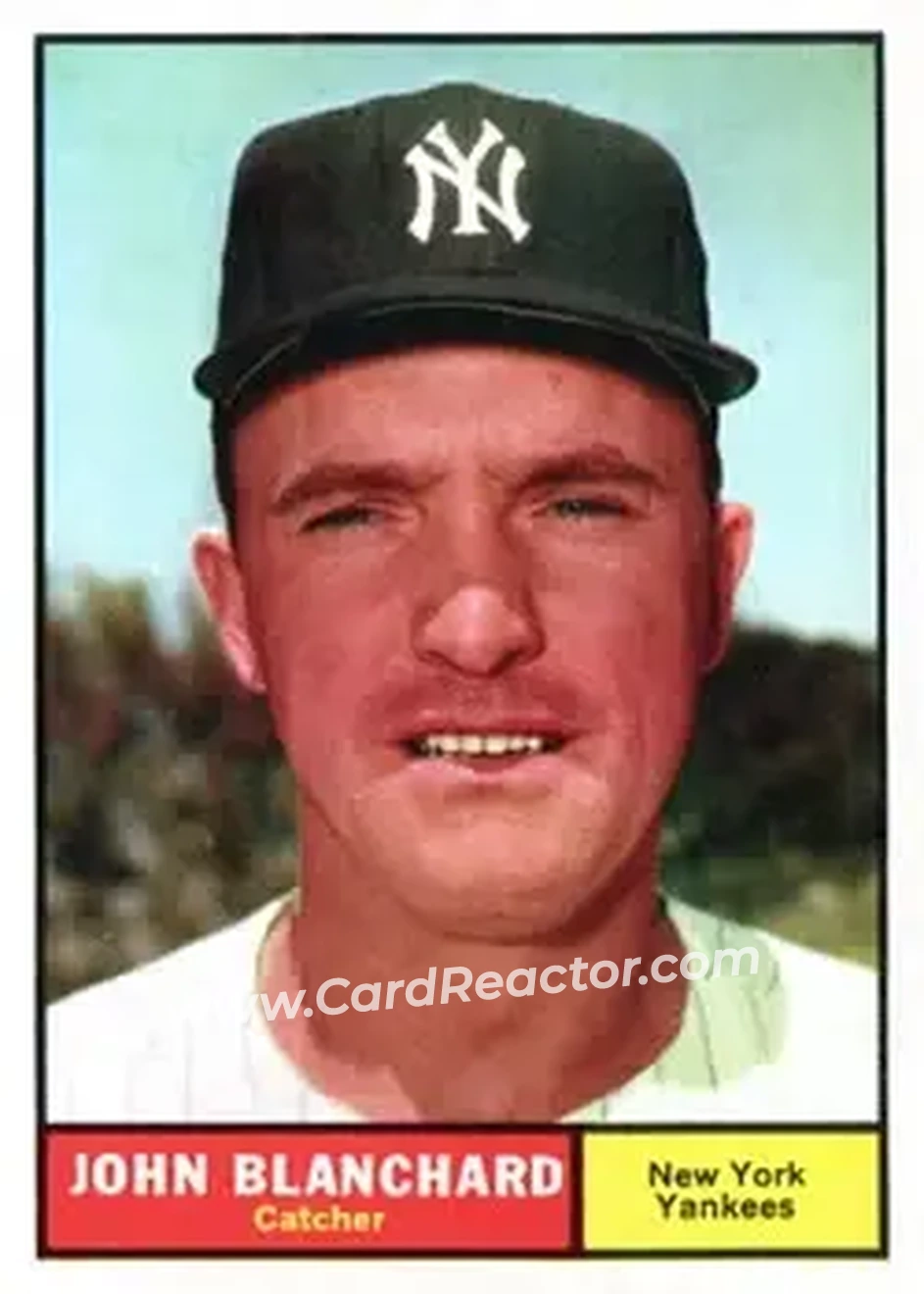 1961 Topps #104 - John Blanchard - New York Yankees - Front