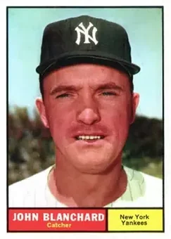 1961 Topps #104 - John Blanchard - New York Yankees