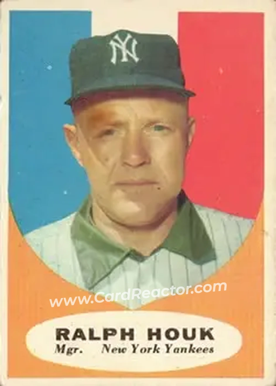 1961 Topps #133 - Ralph Houk - New York Yankees - Front
