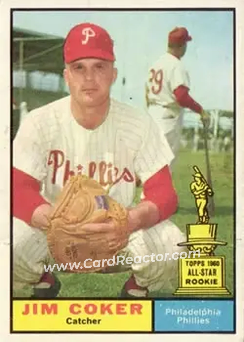1961 Topps #144 - Jim Coker - Philadelphia Phillies - Front