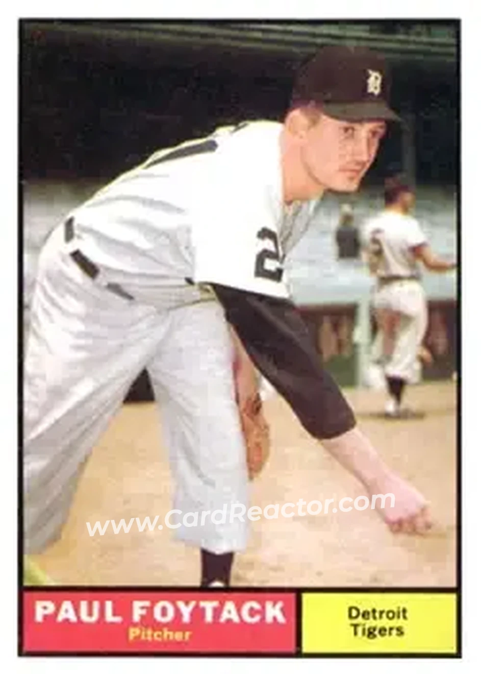 1961 Topps #171 - Paul Foytack - Detroit Tigers - Front