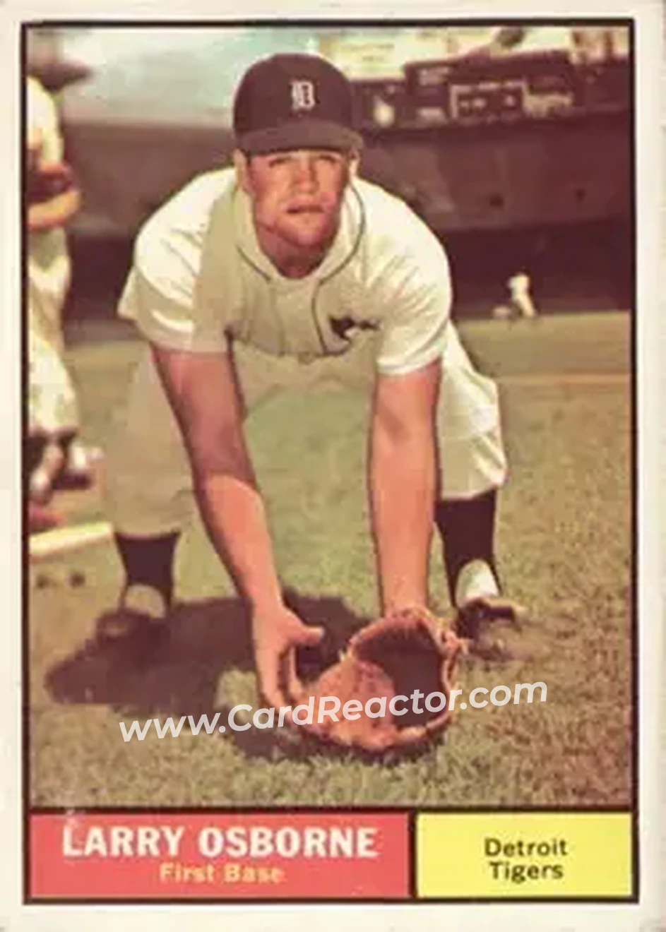 1961 Topps #208 - Larry Osborne - Detroit Tigers - Front