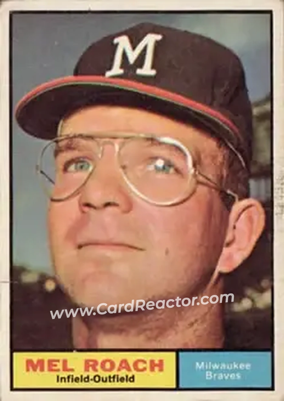 1961 Topps #217 - Mel Roach - Milwaukee Braves - Front
